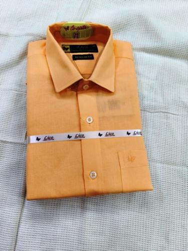 PL COTTON XLINEN DYED READYMADE SHIRT 38 FS